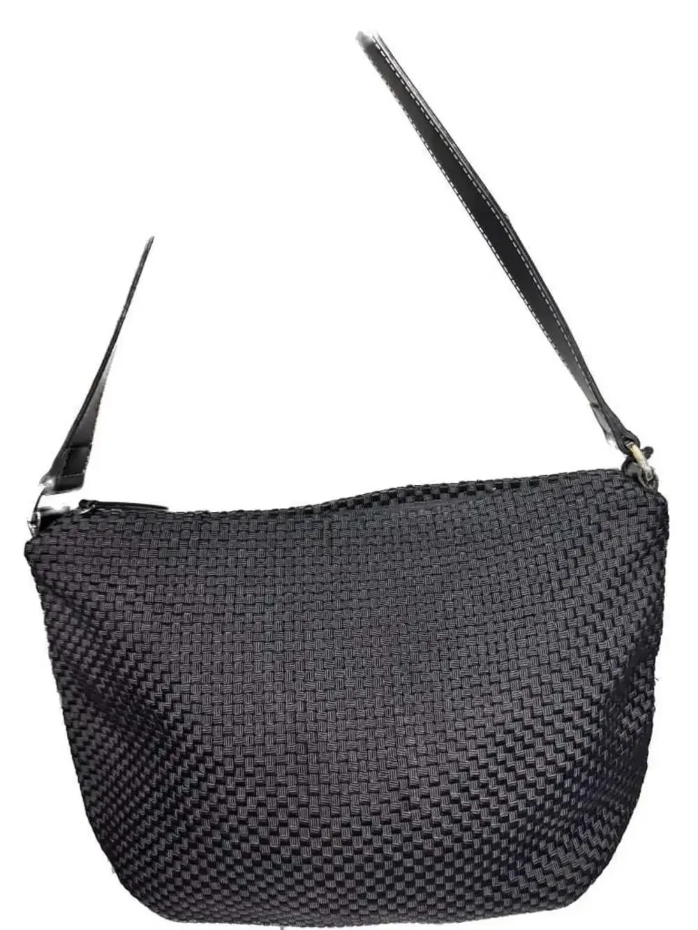 The Sak Black Woven Corded Shoulder Bag